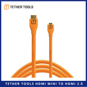 Tether Tools HDMI Mini to HDMI 2.0 Orange 4,6m - Kabel TetherPro H2C15-ORG