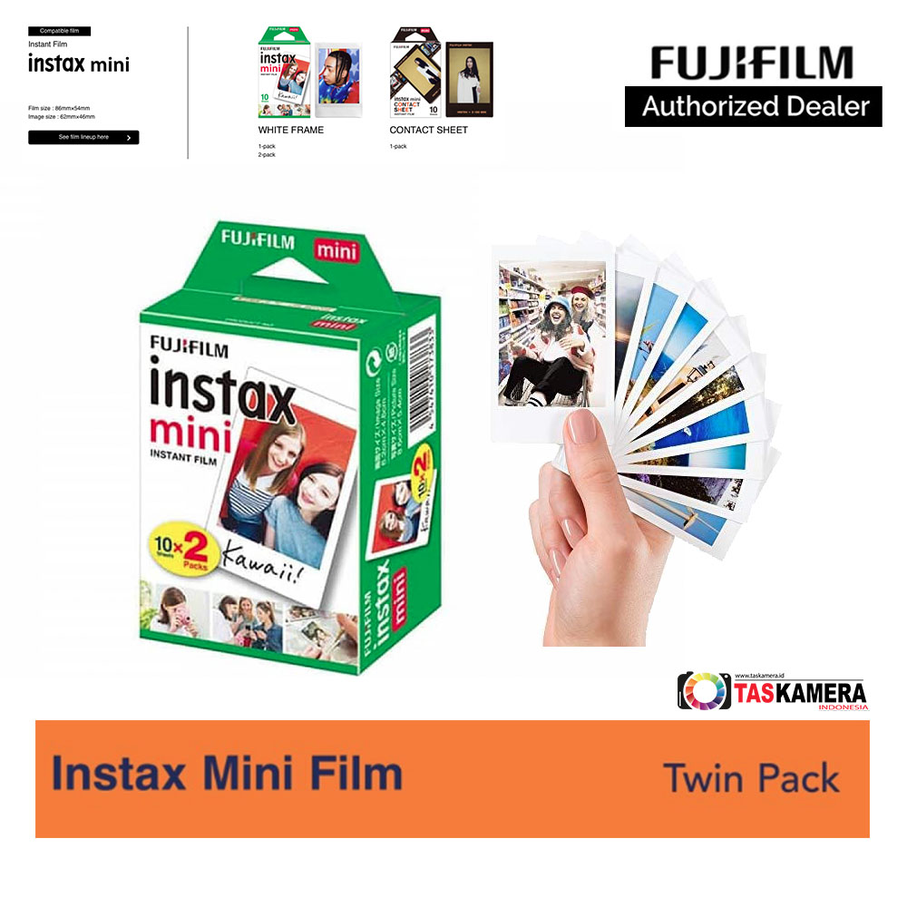 Instax Mini Film Polos 20 Lembar - 2
