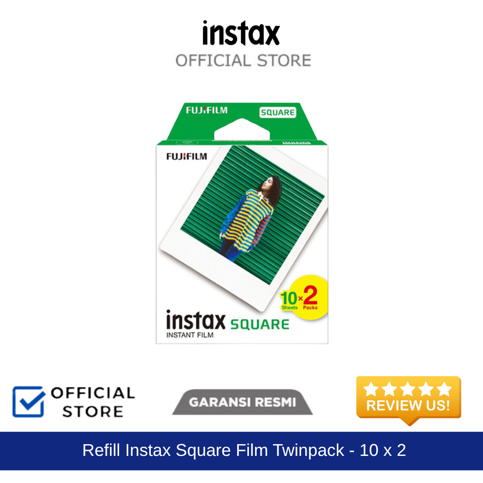 Refill Instax Square film Twinpack 3