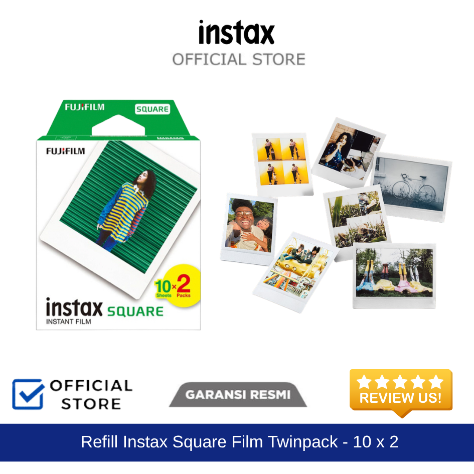 Refill Instax Square film Twinpack 4