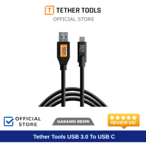 Tether Tools USB 3.0 to USB C Black (4.6m) CUC3215-BLK