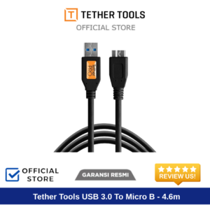 Tether Tools USB 3.0 To Micro B - Black (4.6m) CU5453