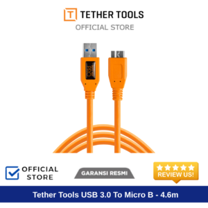Tether Tools USB 3.0 To Micro B - Orange (4.6m) CU5454