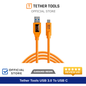 Tether Tools USB 3.0 to USB C Orange (4.6m) CUC3215-ORG