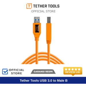 Tether Tools USB 3.0 to Male B Orange (4.6m) CU5460-ORG