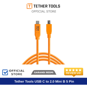 Tether Tools USB C to 2.0 Mini B 5 Pin (4.6m) CUC2415-ORG