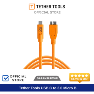 Tether Tools USB C to 3.0 Micro B Orange (4.6m) CUC3315-ORG