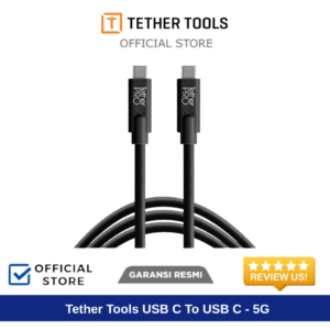 Tether Tools USB C To USB C 5G Black (4.6m) CUC15-BLK