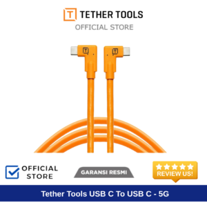 Tether Tools USB C To USB C 5G Double Right Angle CUC15RT2RT-ORG