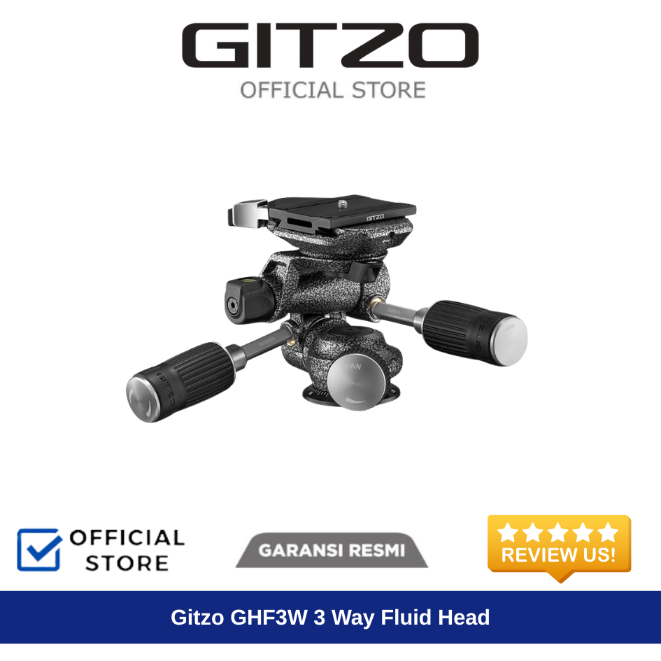 Gitzo GHF3W 3 Way Fluid Head 3