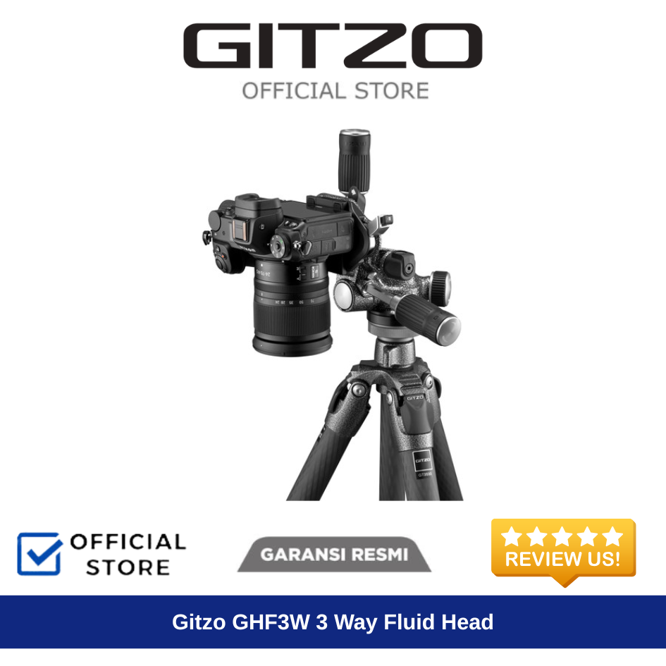 Gitzo GHF3W 3 Way Fluid Head 5