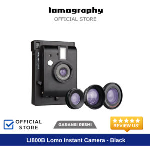 LOMOGRAPHY LI800B Lomo Instant Camera & Lenses Black