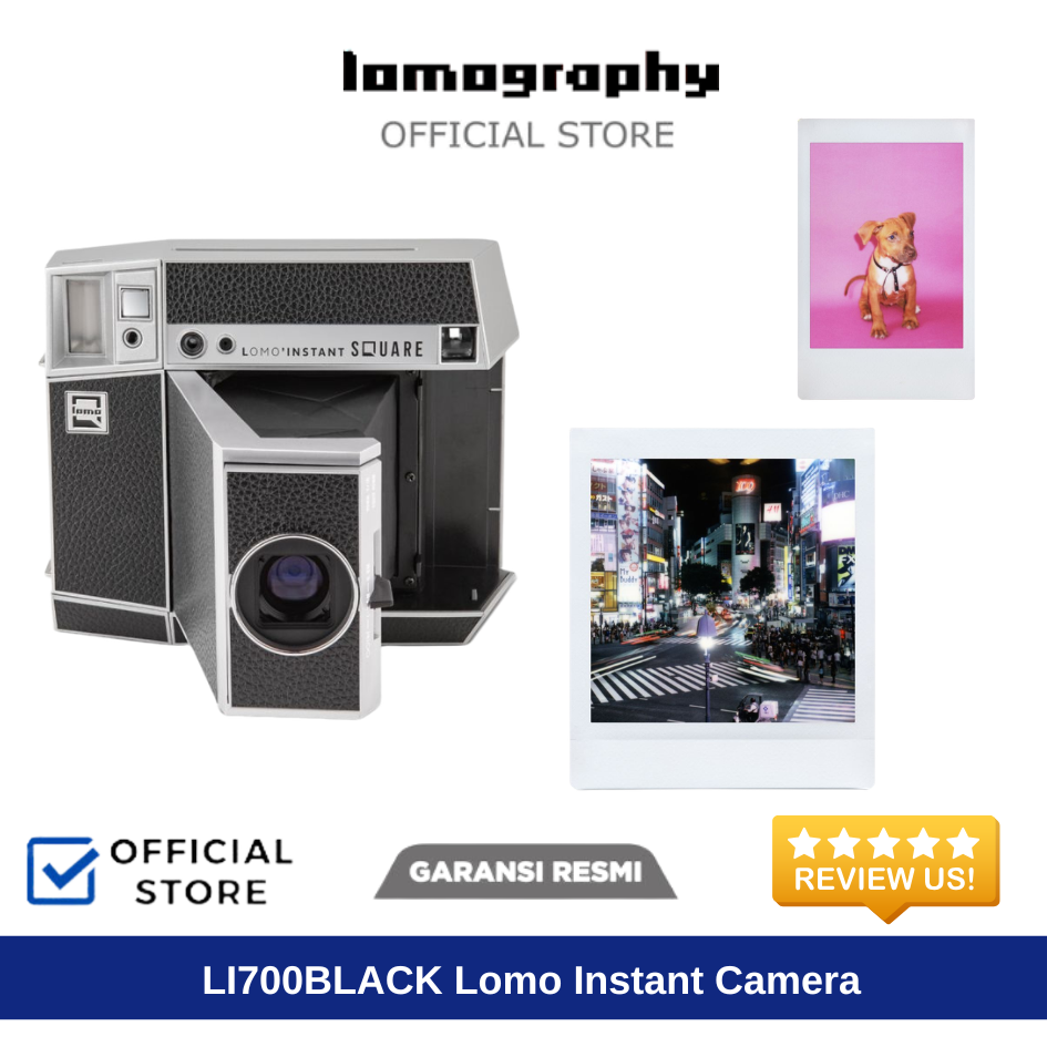 LOMOGRAPHY LI700BLACK Lomo Instant Square Glass Combo Black Edition