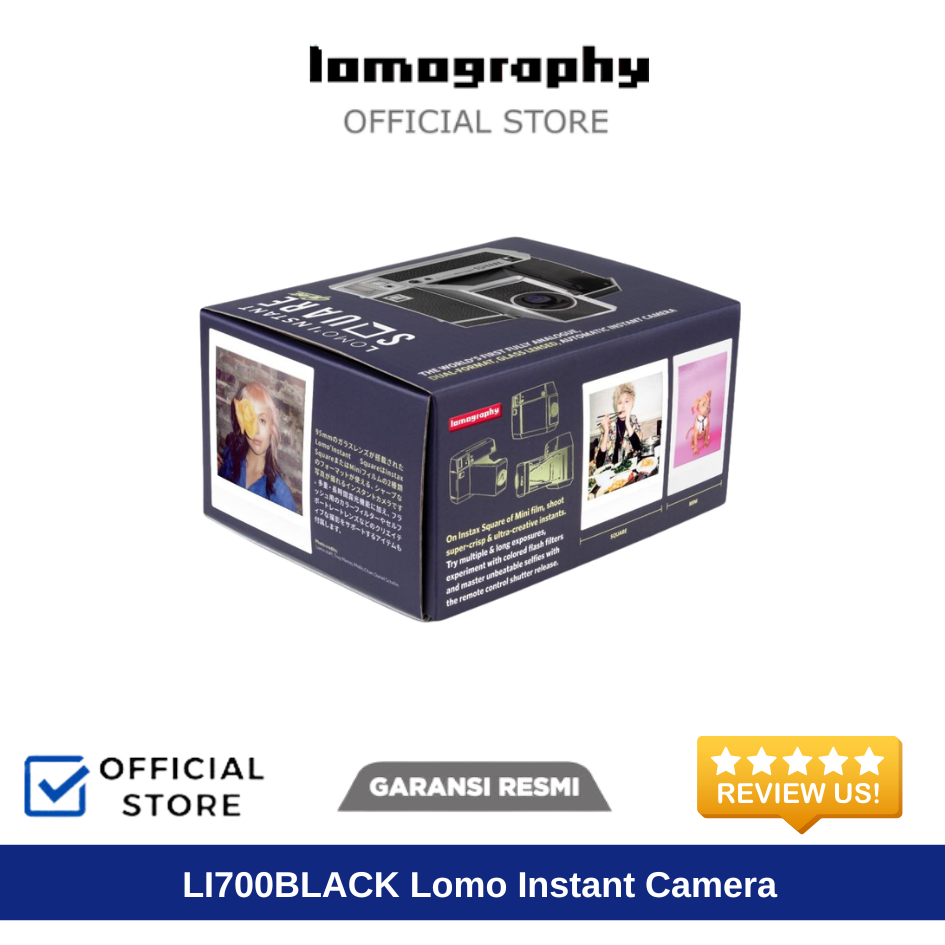 LOMOGRAPHY LI700BLACK Lomo Instant Square Glass Combo Black Edition 4