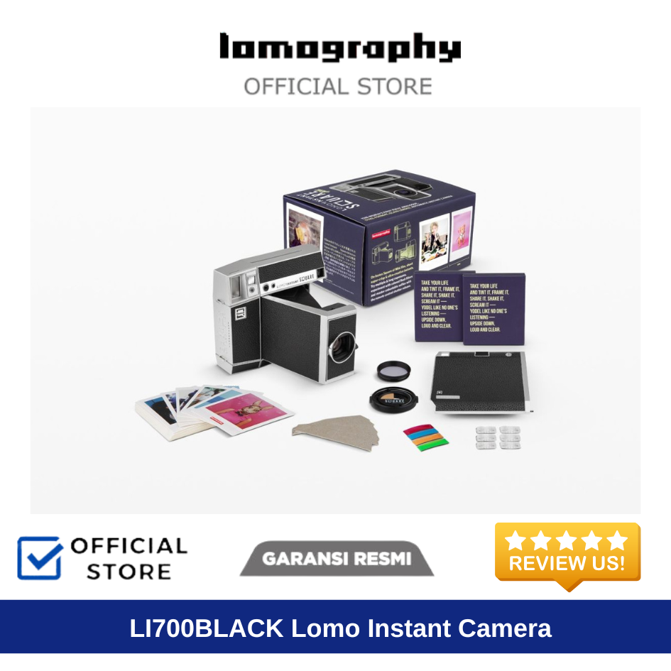 LOMOGRAPHY LI700BLACK Lomo Instant Square Glass Combo Black Edition 5