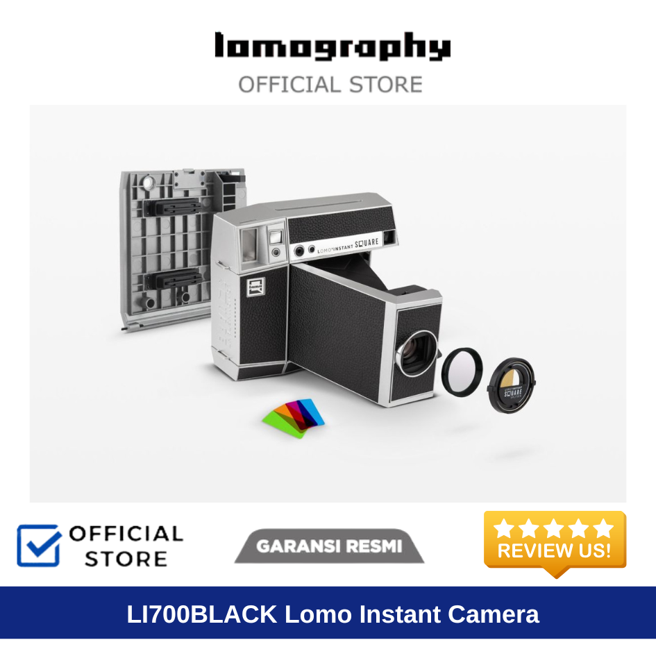 LOMOGRAPHY LI700BLACK Lomo Instant Square Glass Combo Black Edition 6