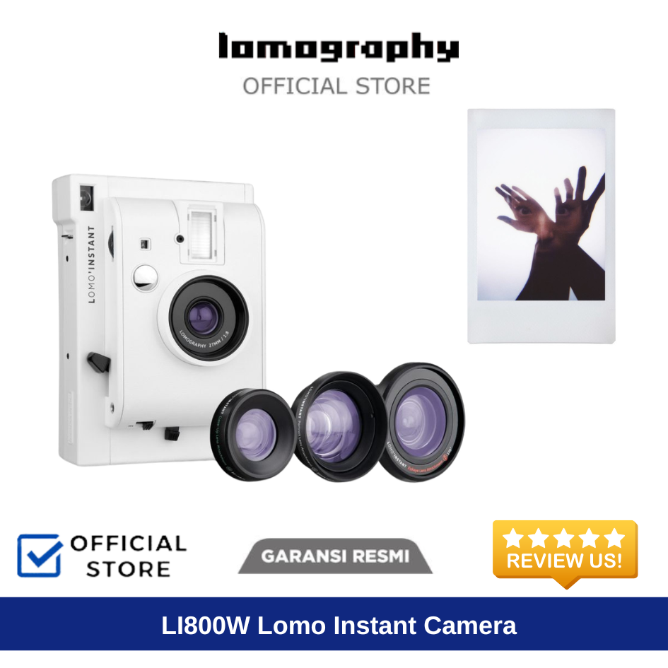 LOMOGRAPHY LI800W Lomo Instant Camera & Lenses White