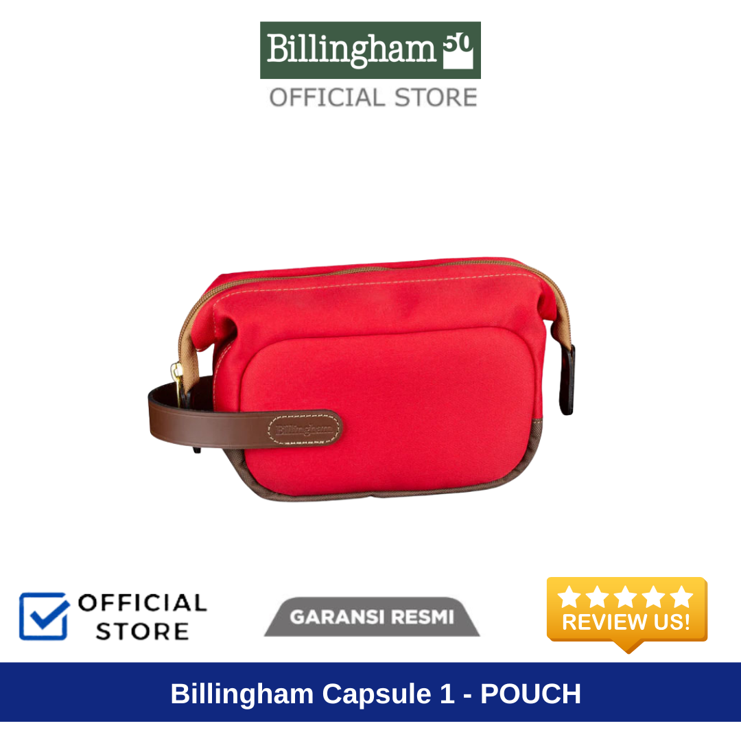 Billingham Capsule 1 Pouch Burgundy (1)