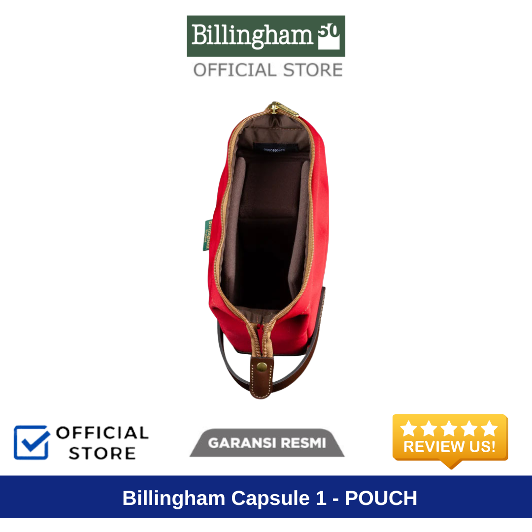 Billingham Capsule 1 Pouch Burgundy (2)
