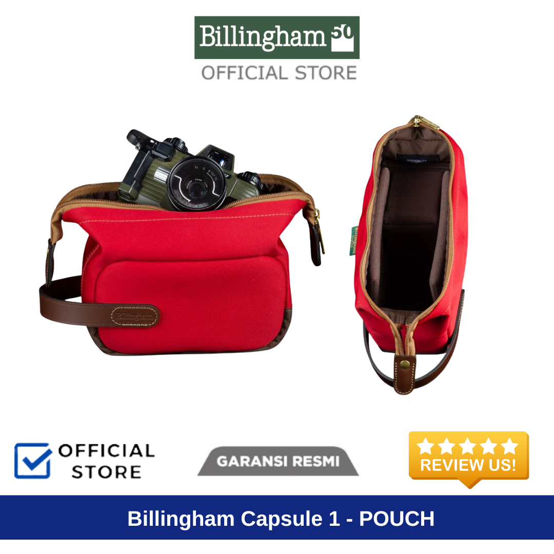 Billingham Capsule 1 Pouch Burgundy (5)