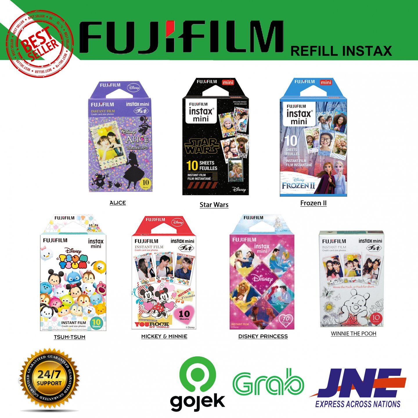 Refill Instax Mini Instant Color Film isi 10 lembar | Kamera Instax ...