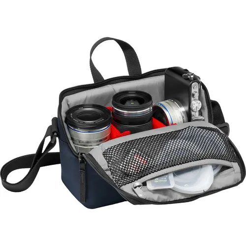 Manfrotto NX camera shoulder bag I Blue V2 for CSC MB NX-SB-IBU-2 |  Messenger Bags | Tas Kamera Indonesia