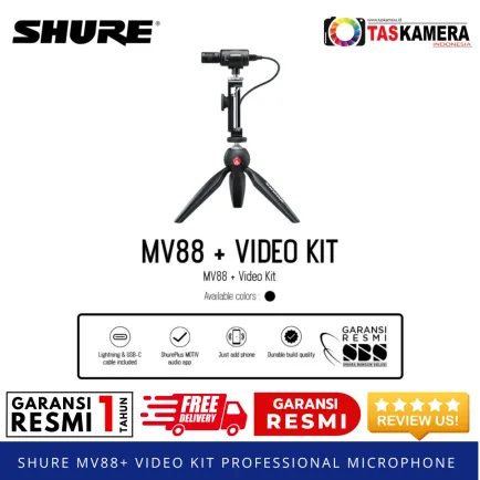 Earphone, Headphone & Mic SHURE MV88+ Video Kit Mic for Smartphone 1 ~item/2024/10/25/taskamera_id_shure_mv88_video_kit_17