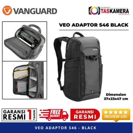 Backpacks Vanguard Veo Adaptor S46 Black / Grey 2 ~item/2024/10/29/vanguard_veo_adaptor_s46_black_2