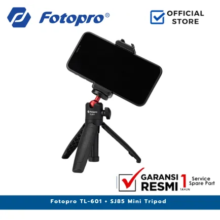 Tripod dan Monopod Fotopro TL601 + SJ85 Mini Tripod with Smarphone Holder 2 ~item/2024/11/12/fotopro_tl601_mini_tripod_2