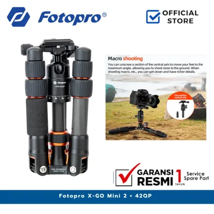 Tripod dan Monopod Fotopro x-go mini 2 + 42QP Carbon Fiber Mini Tripod 3 ~item/2024/11/12/fotopro_x_go_mini_2_42qp_3