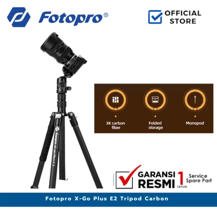 Tripod dan Monopod Fotopro X-Go Plus E2 + 52Q Carbon Fiber Tripod - XGO Plus E 2 4 ~item/2024/11/12/fotopro_xgo_plus_2_tripod_carbon_4