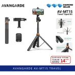 Avangarde AVMT15 Travel Phone Tripod Kit for Smartphone  Action Cam