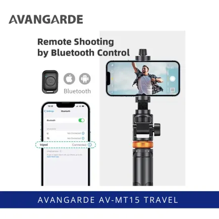 Tripod dan Monopod Avangarde AV-MT15 Travel Phone Tripod Kit for Smartphone & Action Cam 3 ~item/2024/11/13/avangarde_avmt15_travel_tripod_3