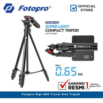 Tripod dan Monopod Fotopro Digi 400 Travel Size Tripod for Digital Camera or Smartphone 1 ~item/2024/11/14/fotopro_digi400_tripod_1