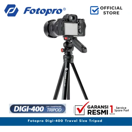 Tripod dan Monopod Fotopro Digi 400 Travel Size Tripod for Digital Camera or Smartphone 4 ~item/2024/11/14/fotopro_digi400_tripod_4