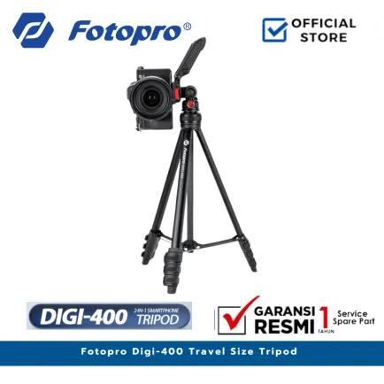 Tripod dan Monopod Fotopro Digi 400 Travel Size Tripod for Digital Camera or Smartphone 5 ~item/2024/11/14/fotopro_digi400_tripod_5