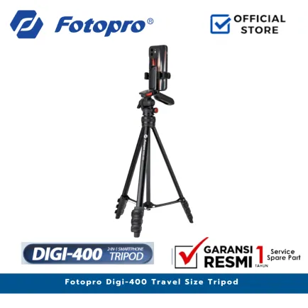 Tripod dan Monopod Fotopro Digi 400 Travel Size Tripod for Digital Camera or Smartphone 6 ~item/2024/11/14/fotopro_digi400_tripod_6