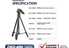 Tripod dan Monopod Fotopro Digi 400 Travel Size Tripod for Digital Camera or Smartphone 7 ~item/2024/11/14/fotopro_digi400_tripod_7