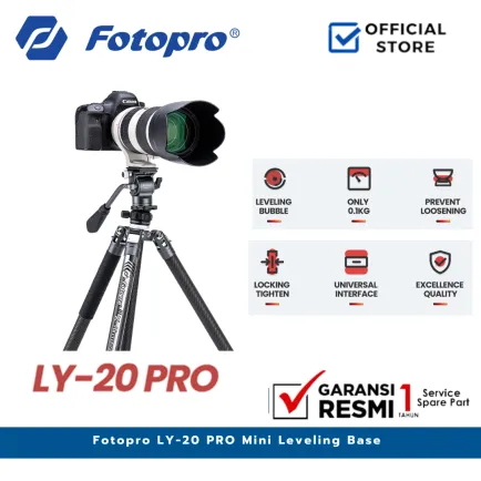 Tripod dan Monopod Fotopro LY-20 PRO Mini Leveling Base LY20 6 ~item/2024/11/14/fotopro_ly20_pro_6