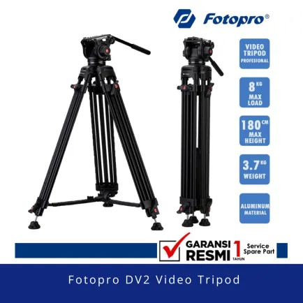 Tripod dan Monopod Fotopro DV2 Tripod Video Kamera - Fotopro DV 2 1 ~item/2024/11/6/fotopro_dv2_video_tripod_1