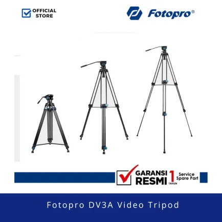 Tripod dan Monopod Fotopro DV3A Tripod Video Kamera DV-3A 6 ~item/2024/11/7/fotopro_dv3a_video_tripod_6