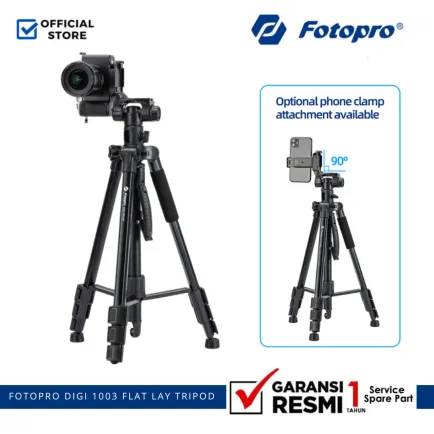 Tripod dan Monopod Fotopro DIGI 1003 Tripod Flat Lay Monopod Alumunium 2 ~item/2025/1/9/fotopro_digi_1003_flat_lay_2