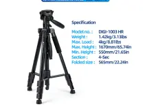 Tripod dan Monopod Fotopro DIGI 1003 Tripod Flat Lay Monopod Alumunium 4 ~item/2025/1/9/fotopro_digi_1003_flat_lay_4